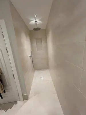 Bathroom tiling — full room view