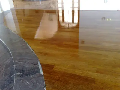 Parquet floor — herringbone pattern