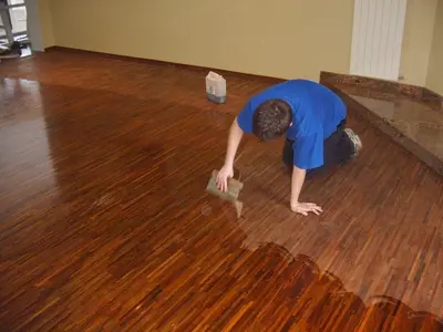 Parquet floor — completed finish